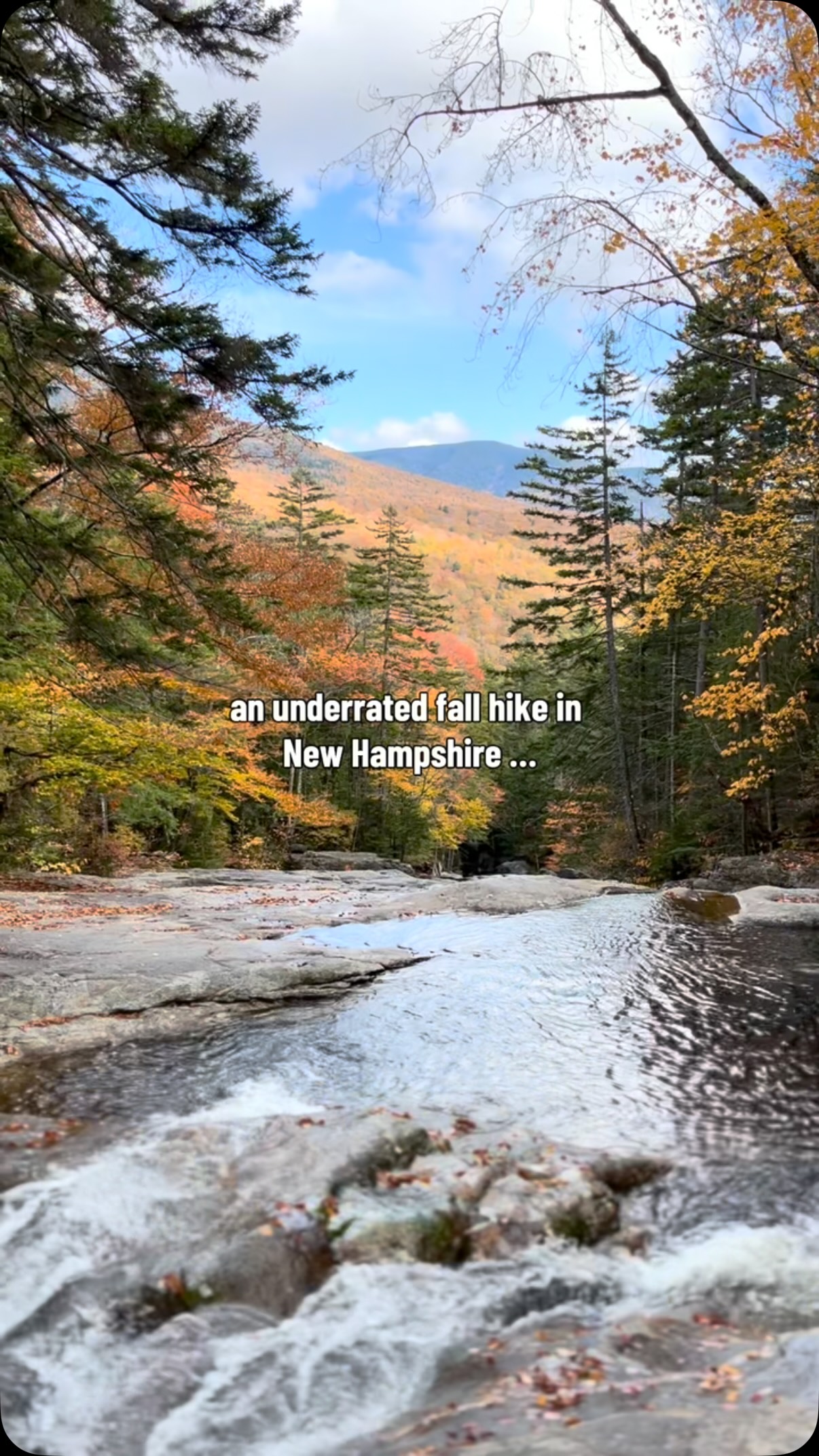 Hike to Lonesome Lake for Fall Foliage