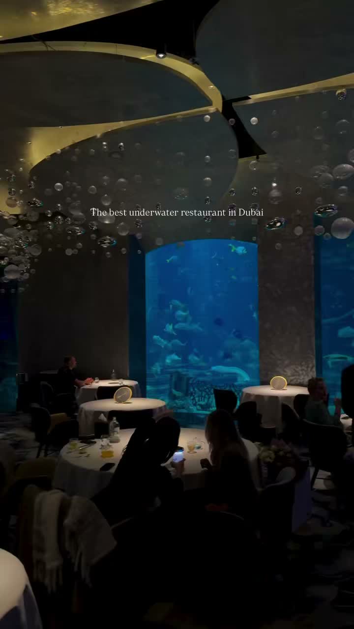 Underwater Dining Experience At Atlantis, The Palm