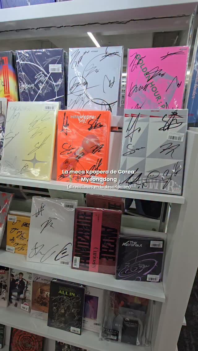 Myeongdong's K-Pop Merchandise Stores