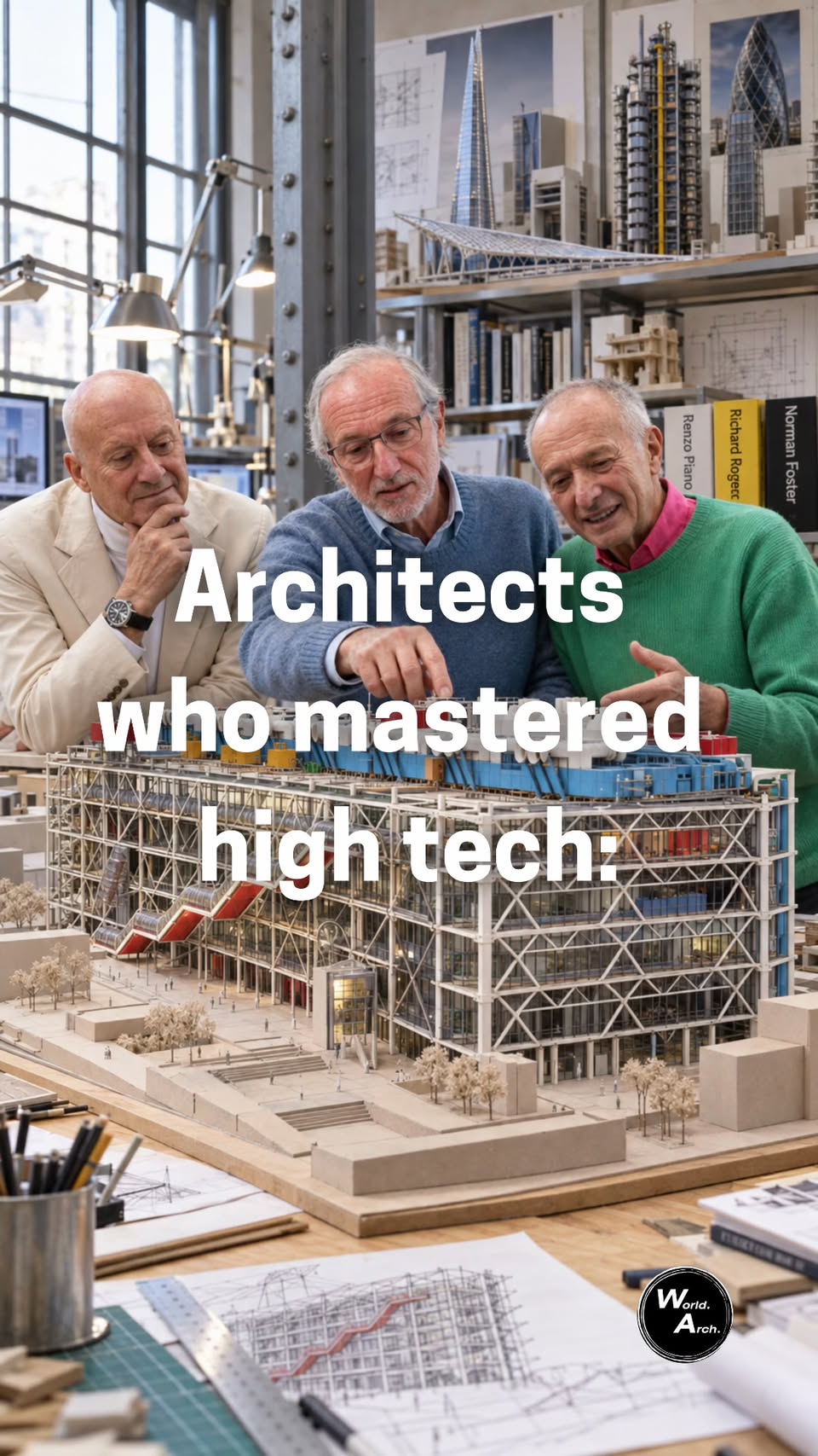 High-Tech Architecture by Piano, Rogers, and Foster