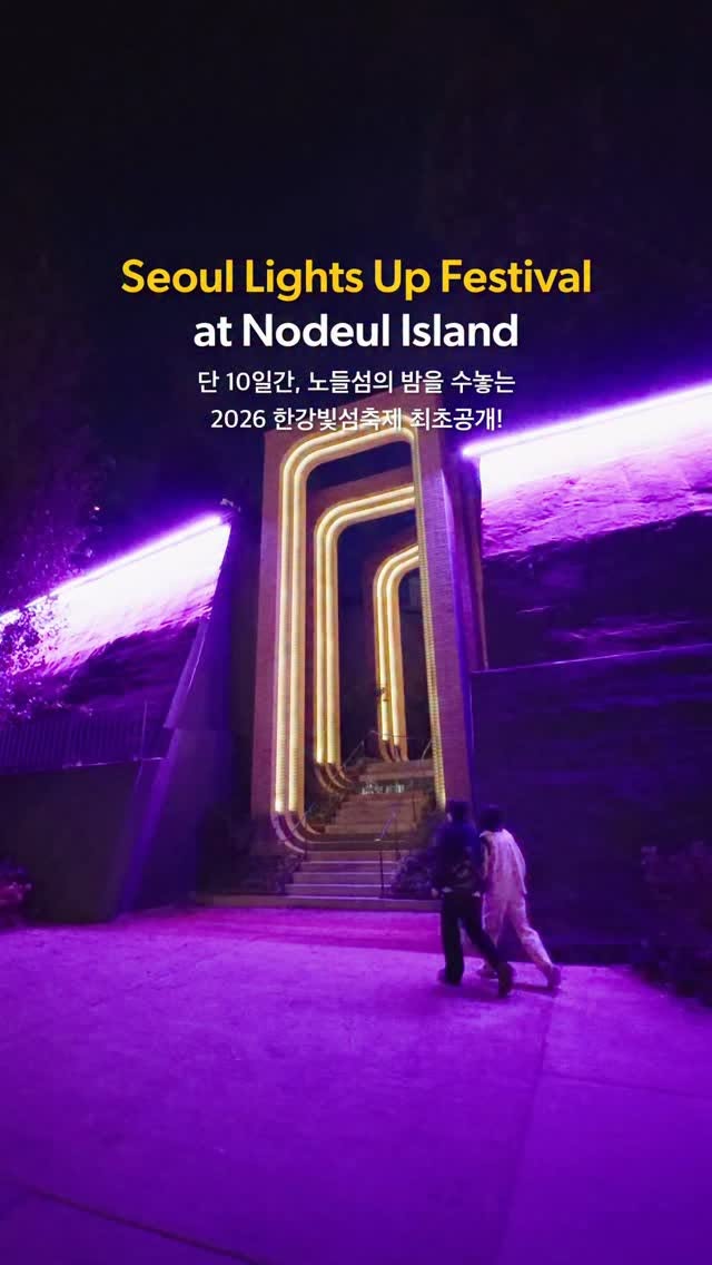 Seoul Lights Festival on Nodeul Island & Hangang Bridge