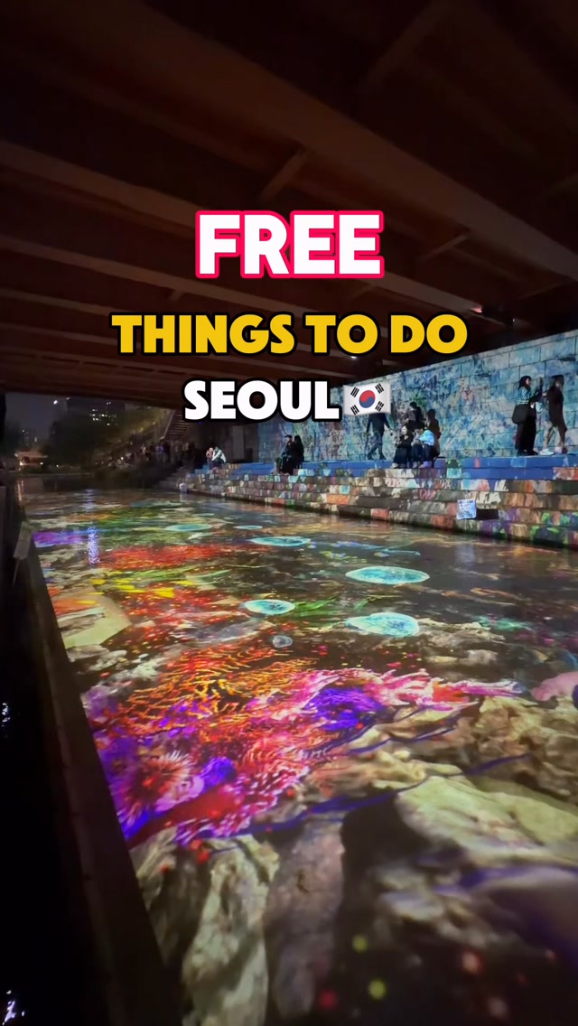 Seoul's Free Attractions: Cheonggyecheon Stream and Library