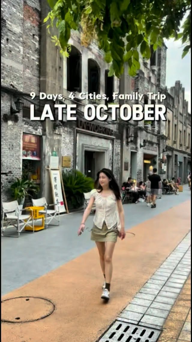Autumn Family Adventure Through Chinese Cities