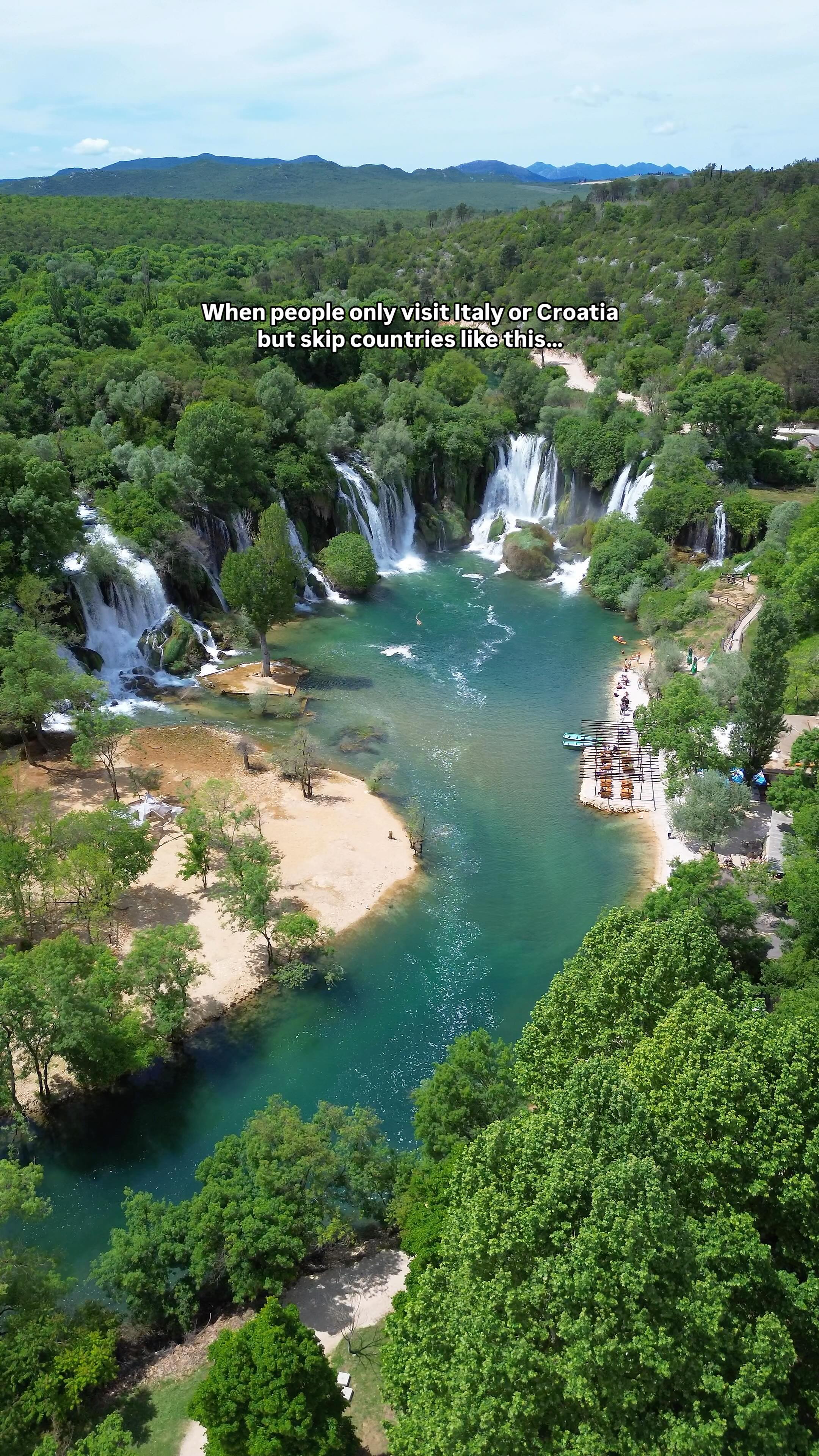 Bosnia's Scenic Waterfalls and Historic Towns