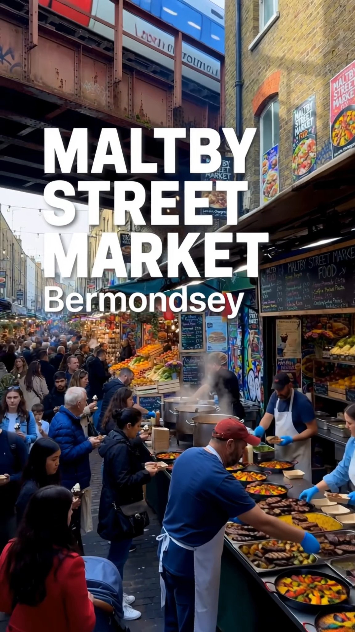 London's Weekend Food Scene at Maltby Street Market