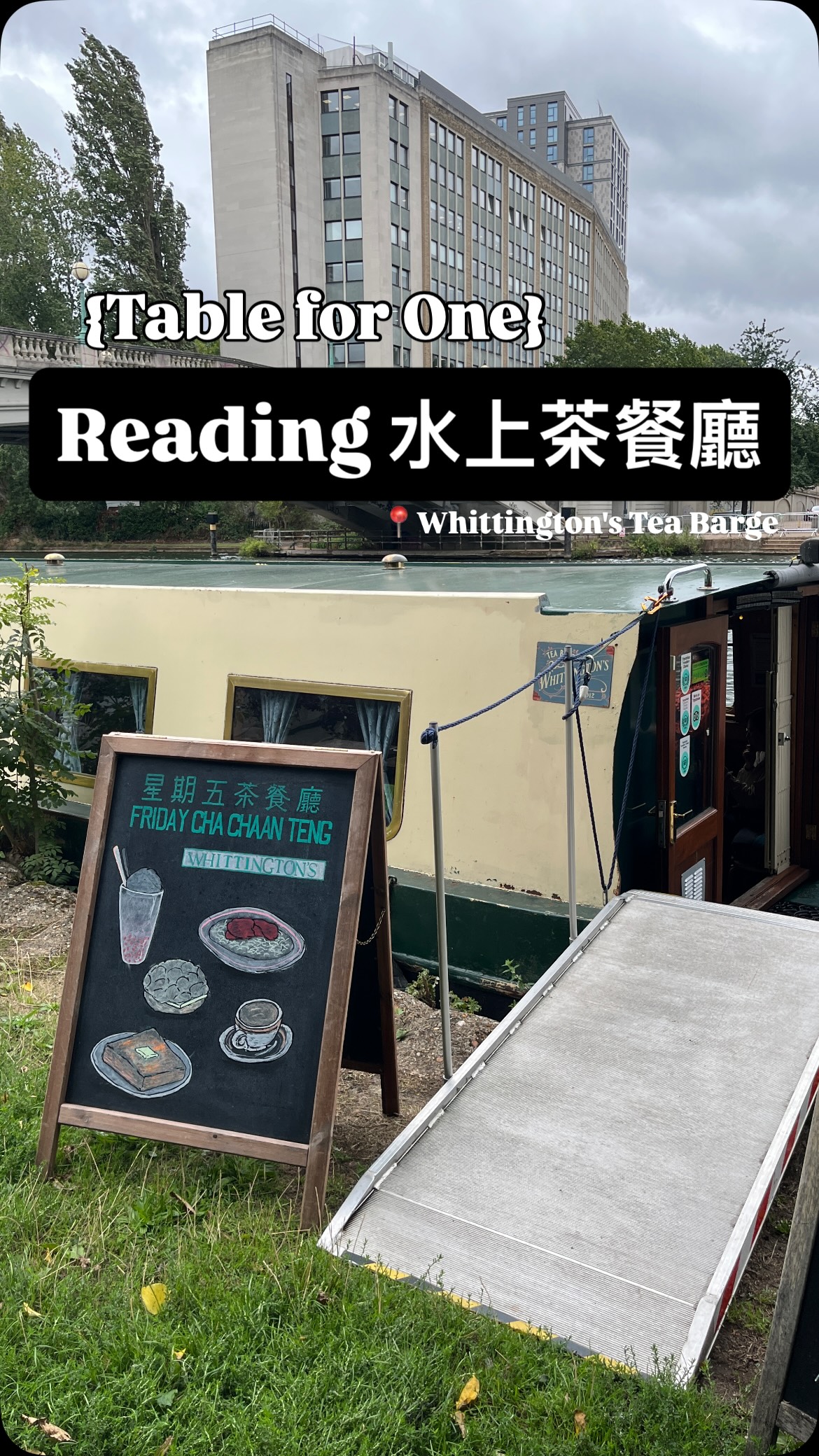 Hong Kong-Style Cafe on a Canal Barge