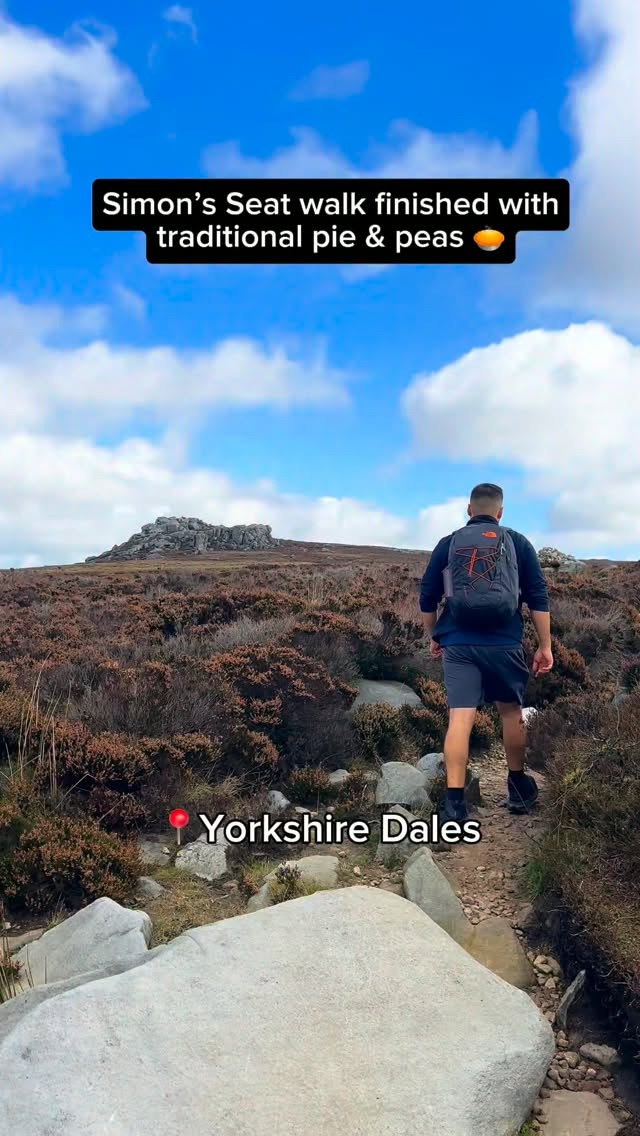 Yorkshire Dales Hike: Simons Seat, River Wharfe & Pub