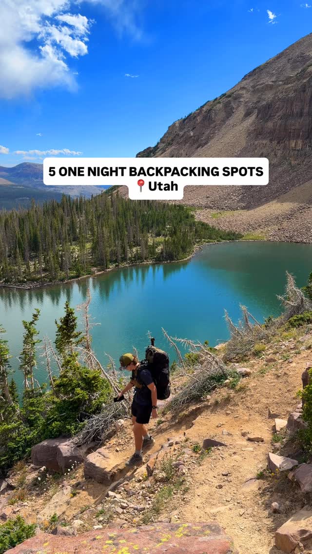 Utah's Best One-Night Backpacking Lake Escapes