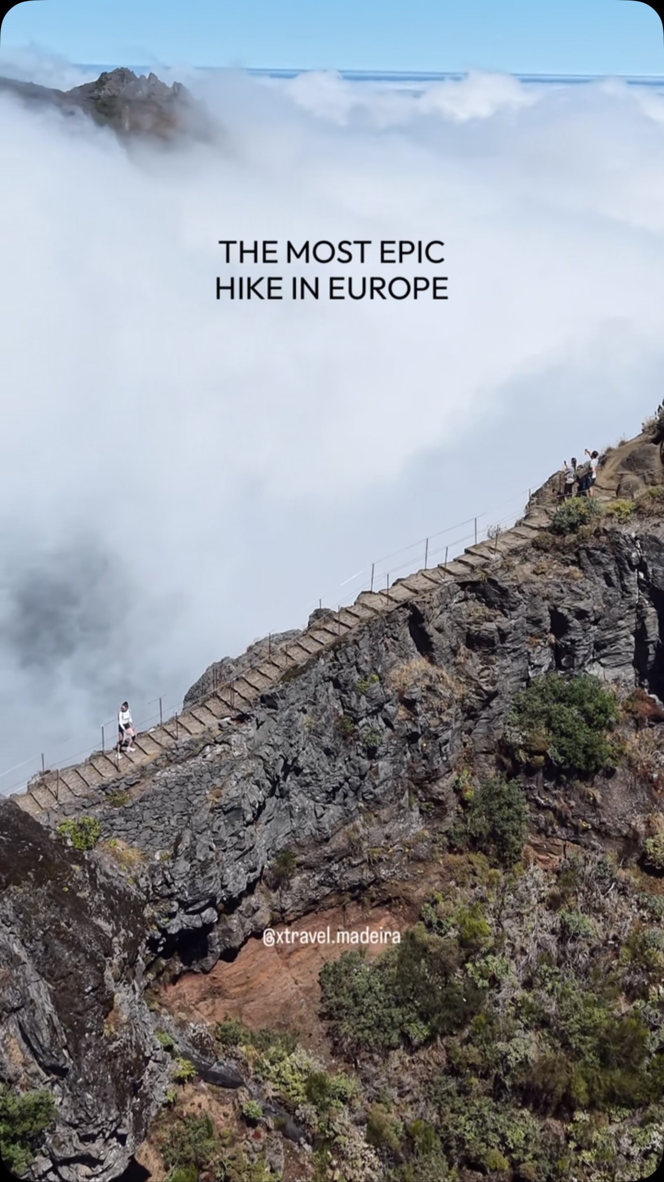 Madeira's Dramatic Hiking Trails Connect Mountain Peaks