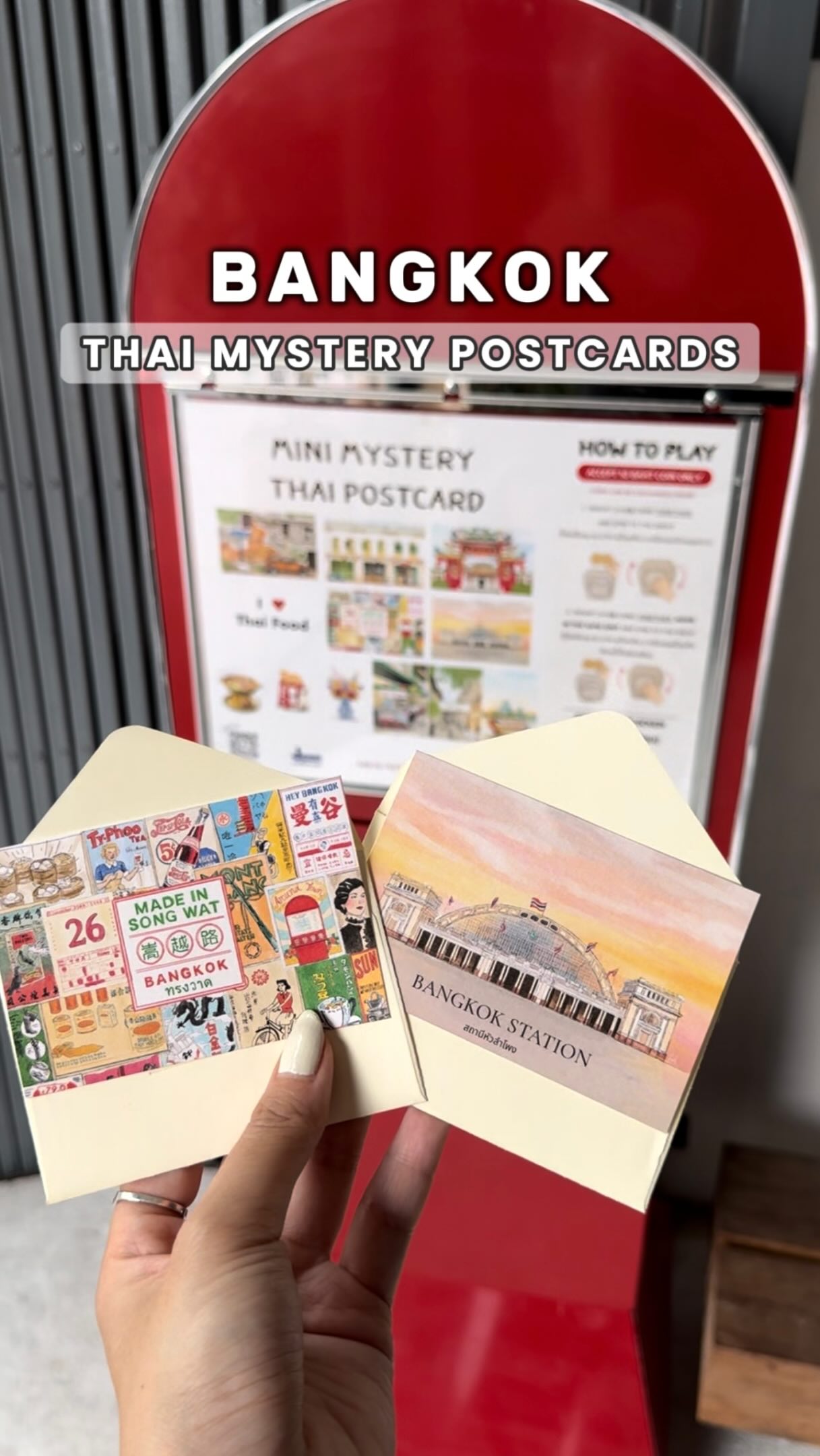 Bangkok Mystery Postcard Vending Machines