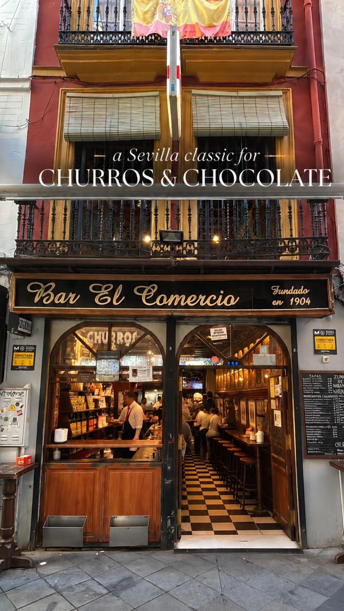 Seville's Popular Churro Bar Experience