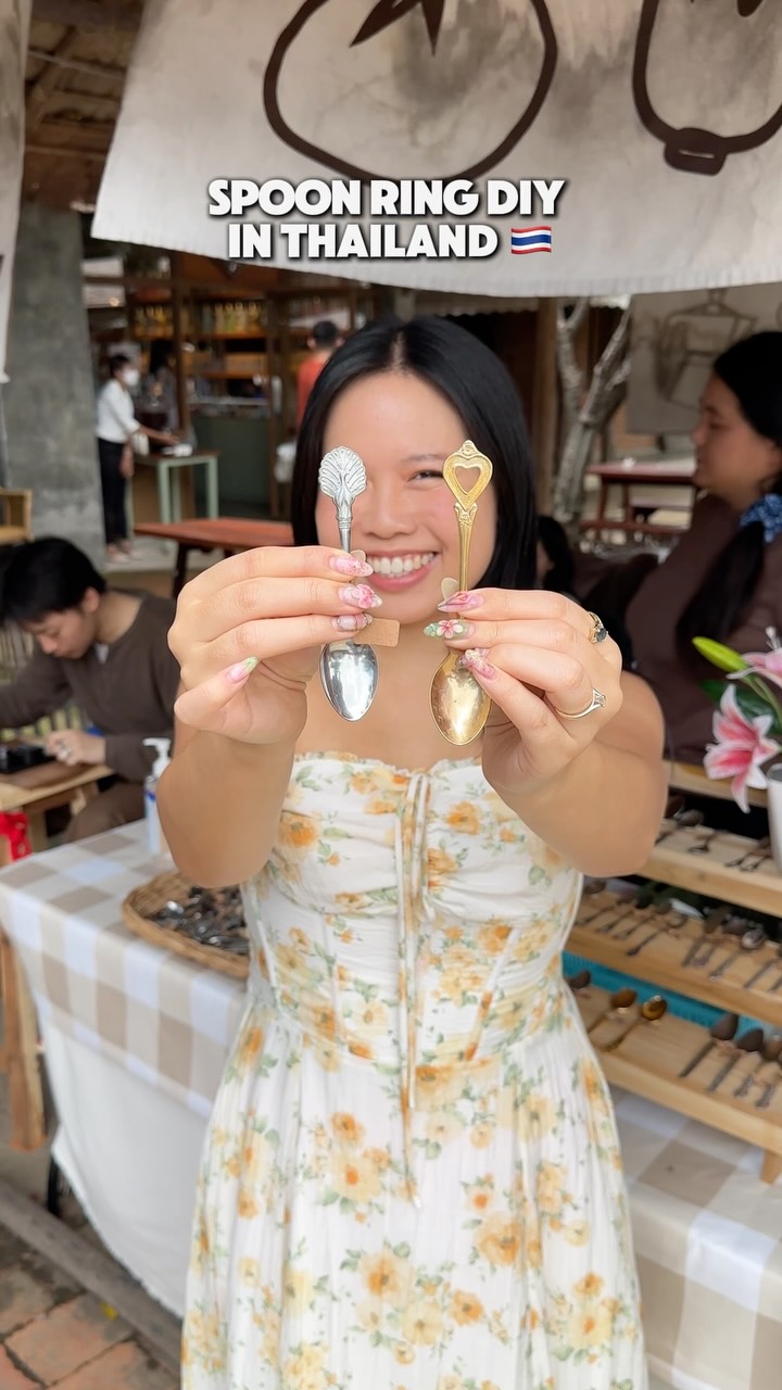 Spoon Ring Crafting At Chiang Mai Market