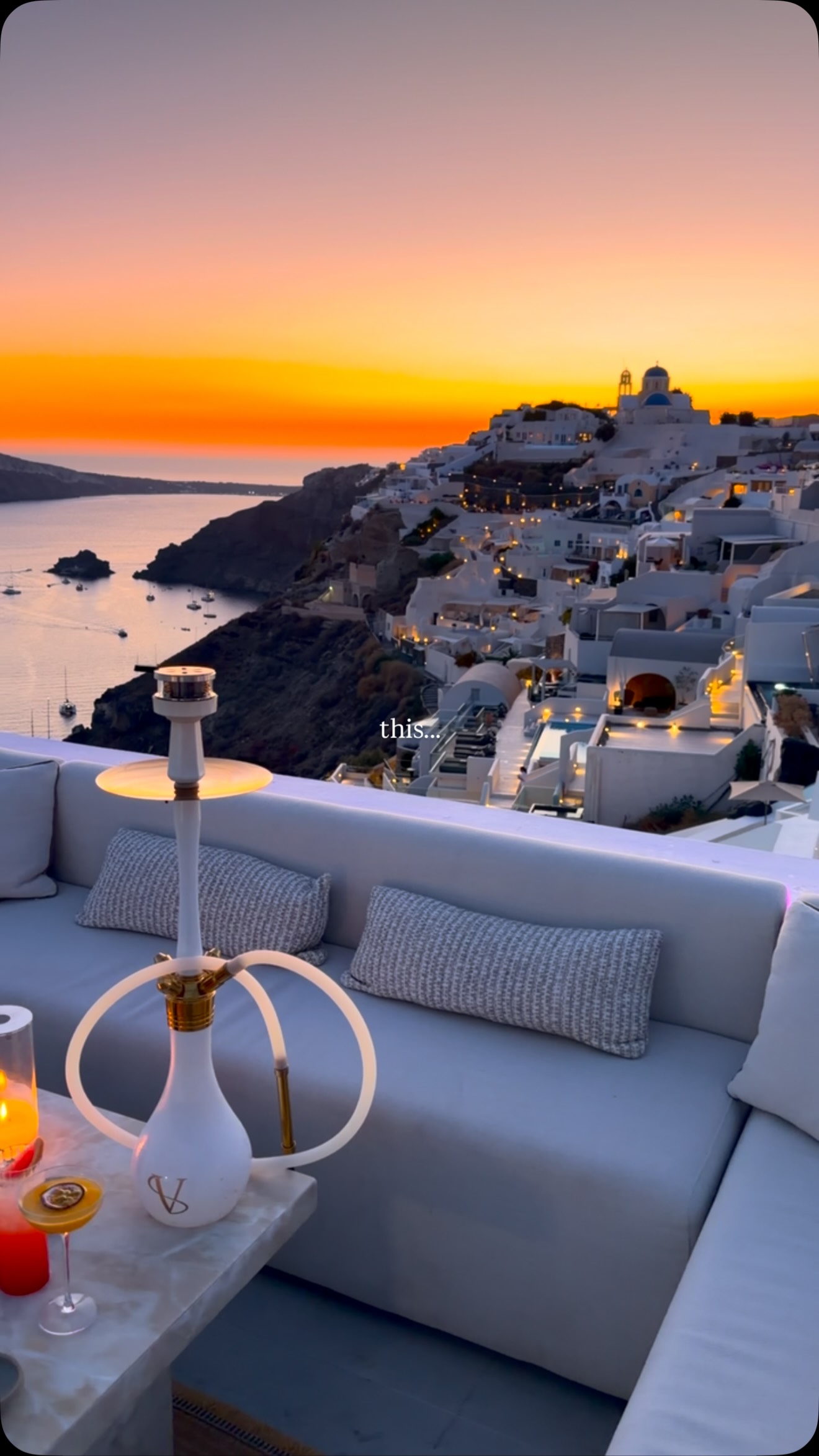 Santorini Sunset Views And Dining