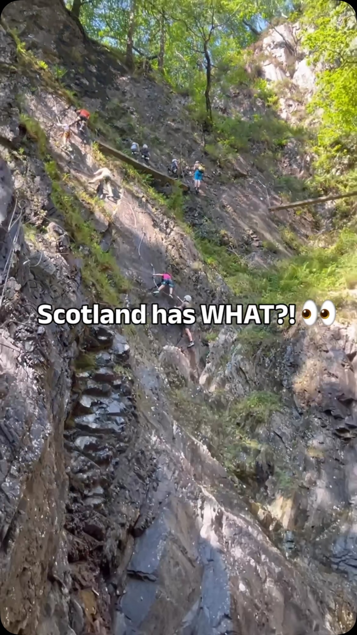 Scotland's Via Ferrata Adventure At Kinlochleven