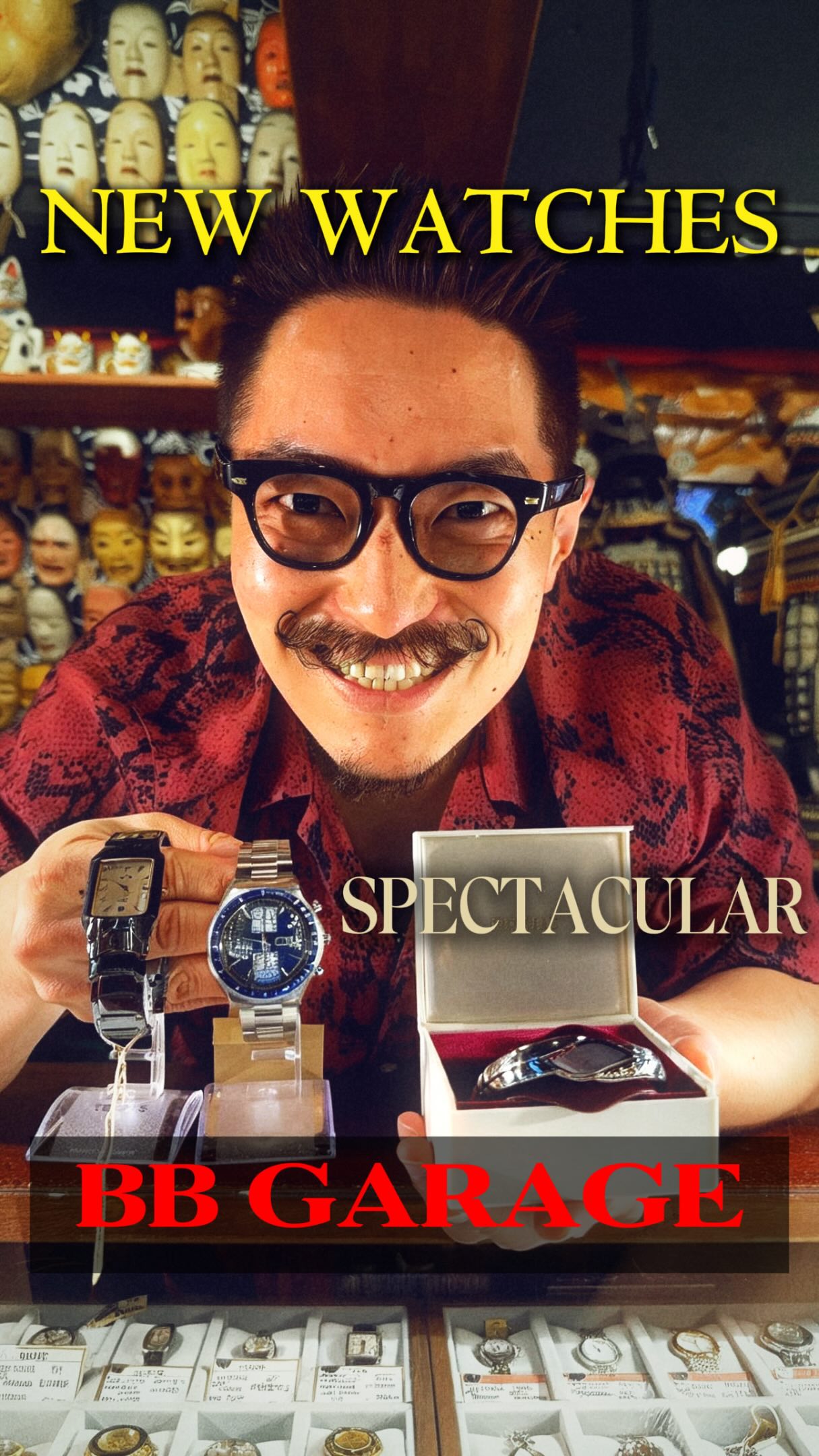 Vintage Watches At Osaka's B.B Garage