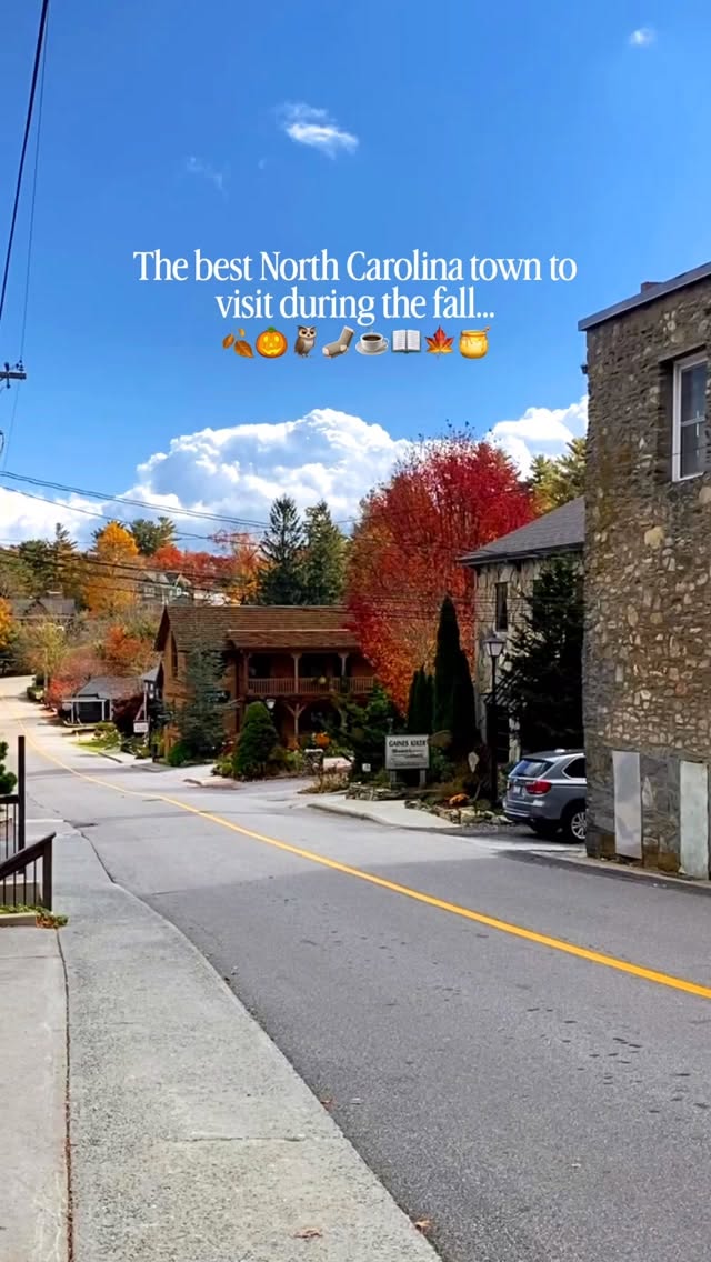 Blowing Rock's Autumn Charm And Local Shops