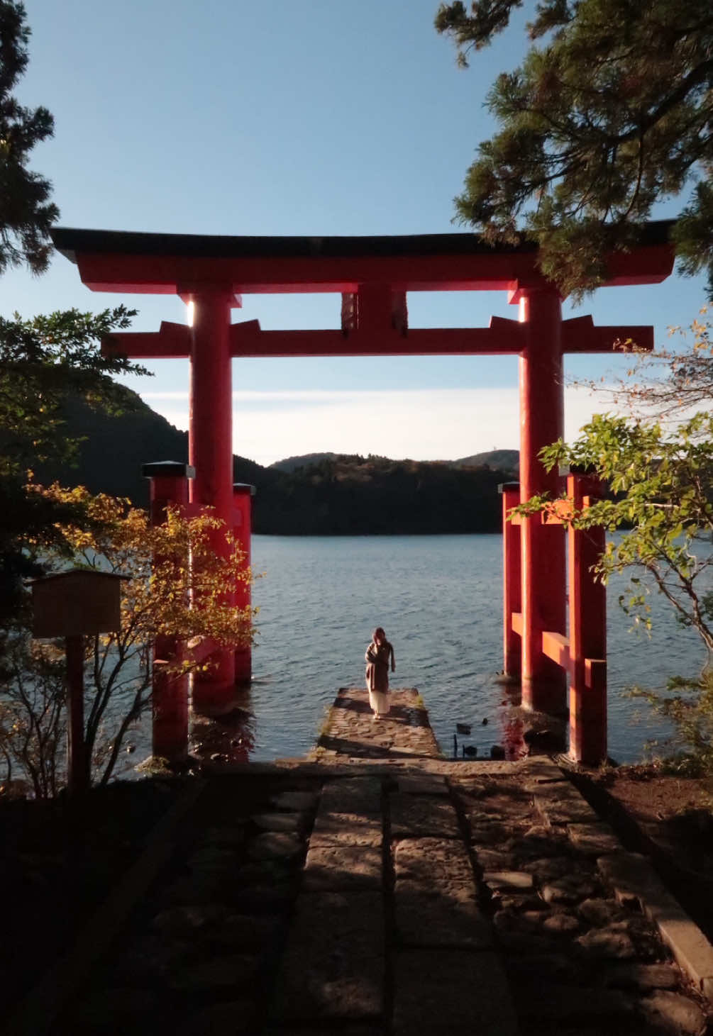 Torii Gates at Hakone Shrine