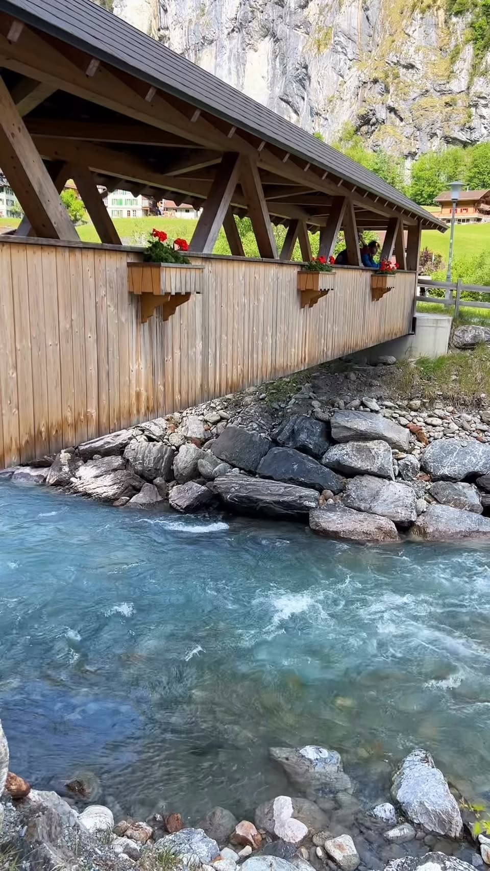 Scenic Swiss Village And Its Church