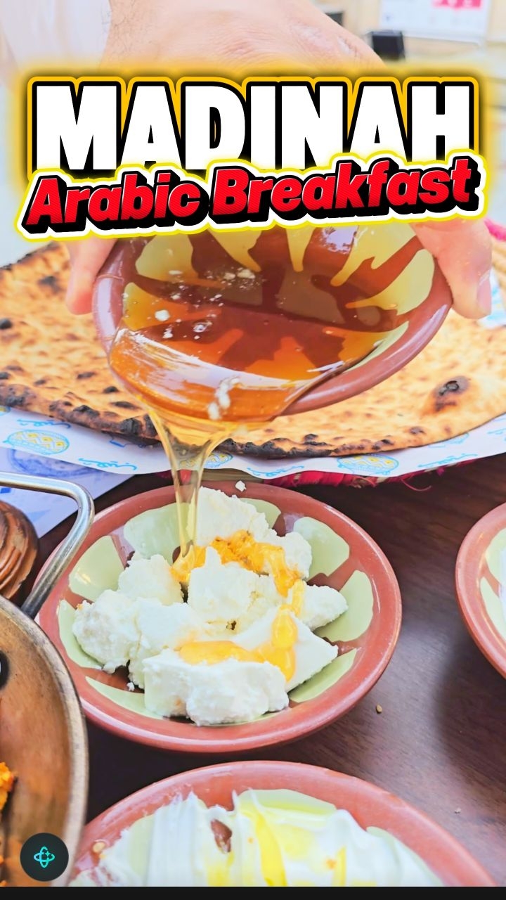Arabic Breakfast in Madinah's Al Masjid-e-Nabawi Area