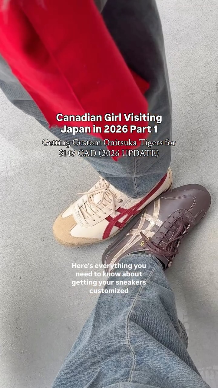 Onitsuka Tiger Customization In Tokyo