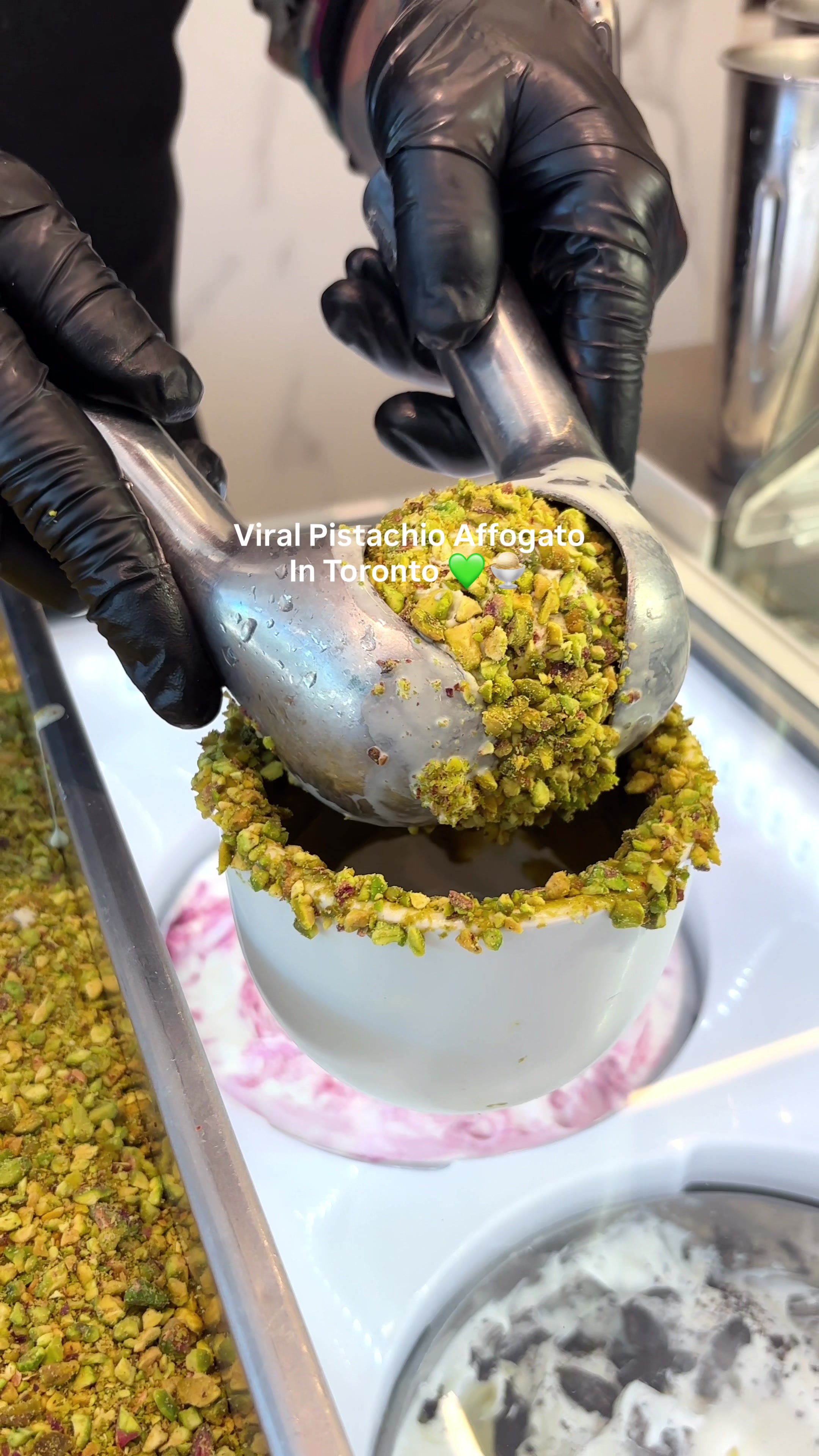 Viral Pistachio Affogato At Puuffy Bakery