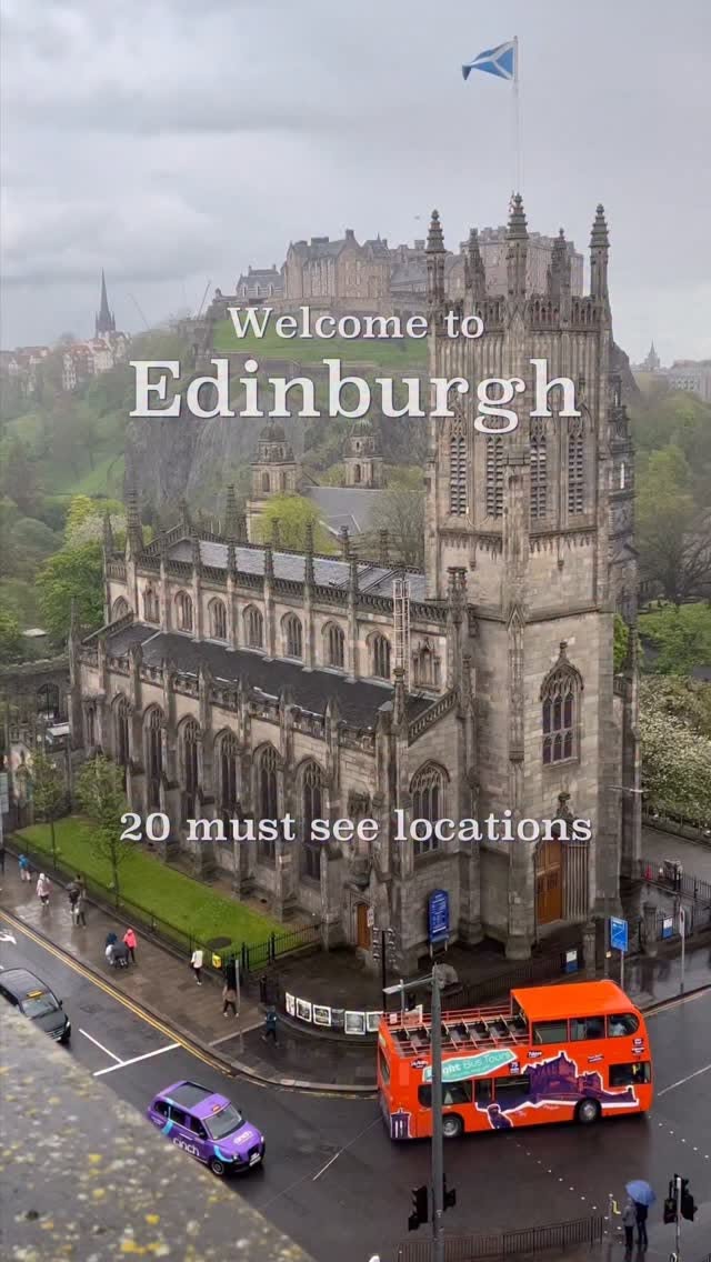 Twenty Iconic Edinburgh Landmarks Featured in Travel Guide