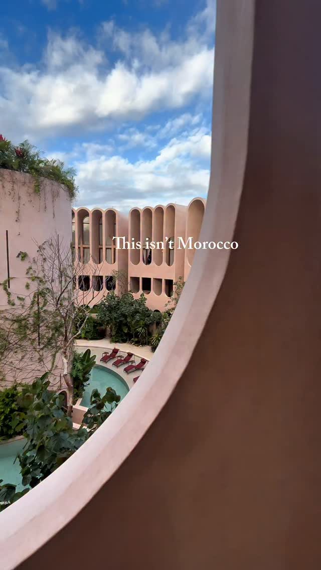Tulum's Pink Hotel Evokes Exotic Destinations