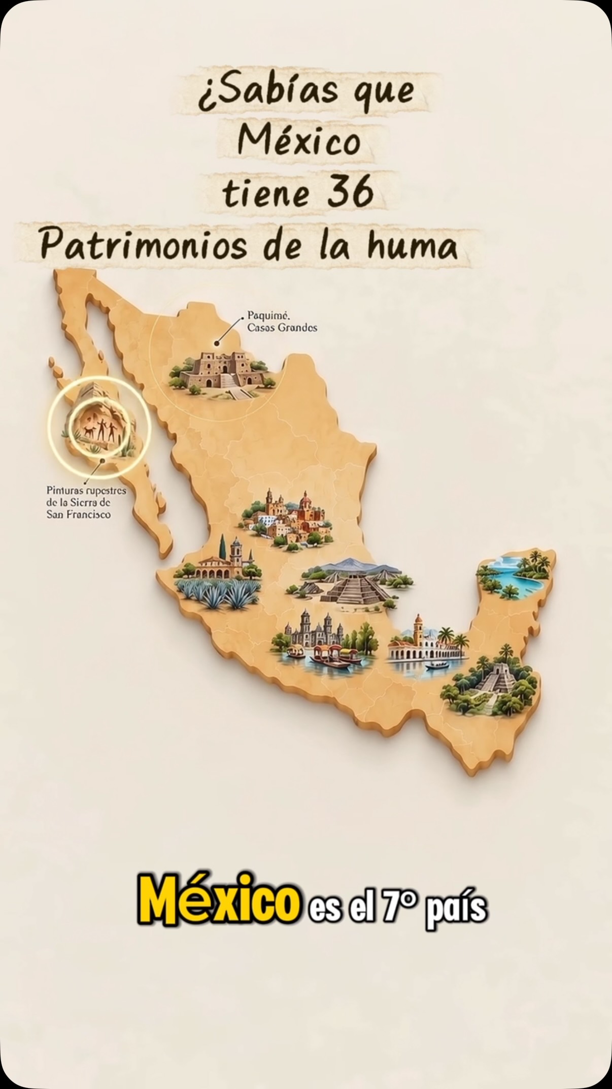 Nine UNESCO World Heritage Sites in Mexico