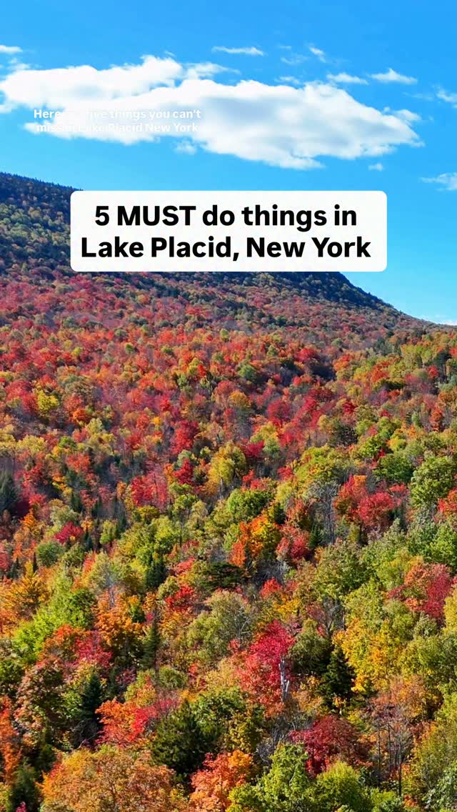Top 5 Fall Activities in Lake Placid
