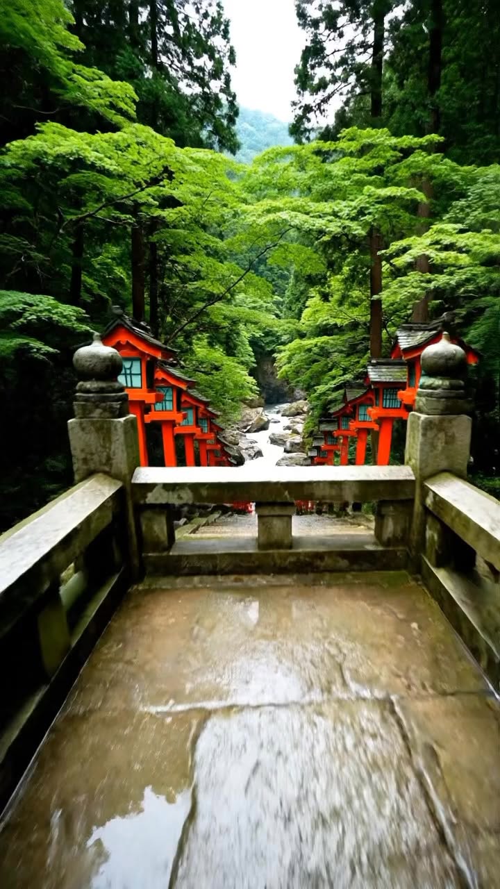 Kyoto's Kifune Shrine: Lanterns, Steps, and Fortunes