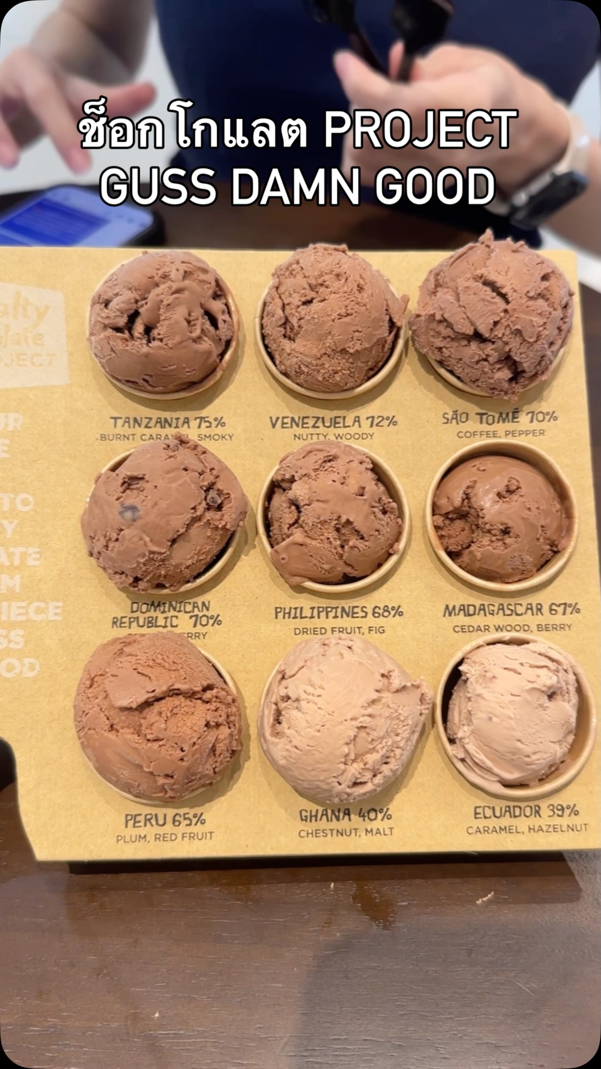 Guss Damn Good Features Nine International Chocolate Flavors