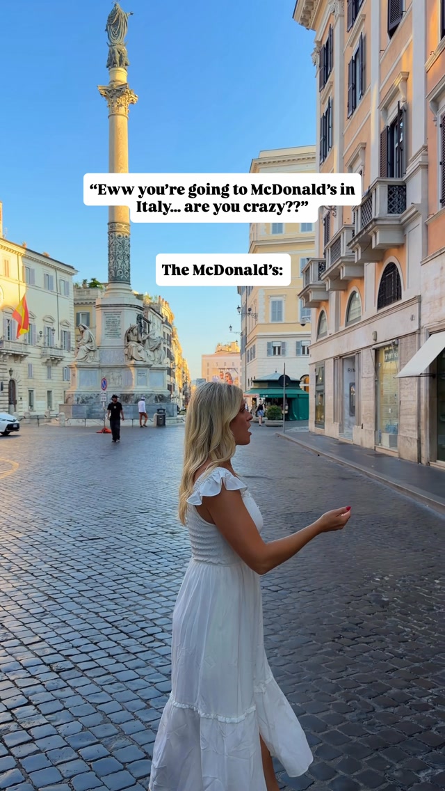 Rome McDonald's Near Spanish Steps Boasts Marble Interior