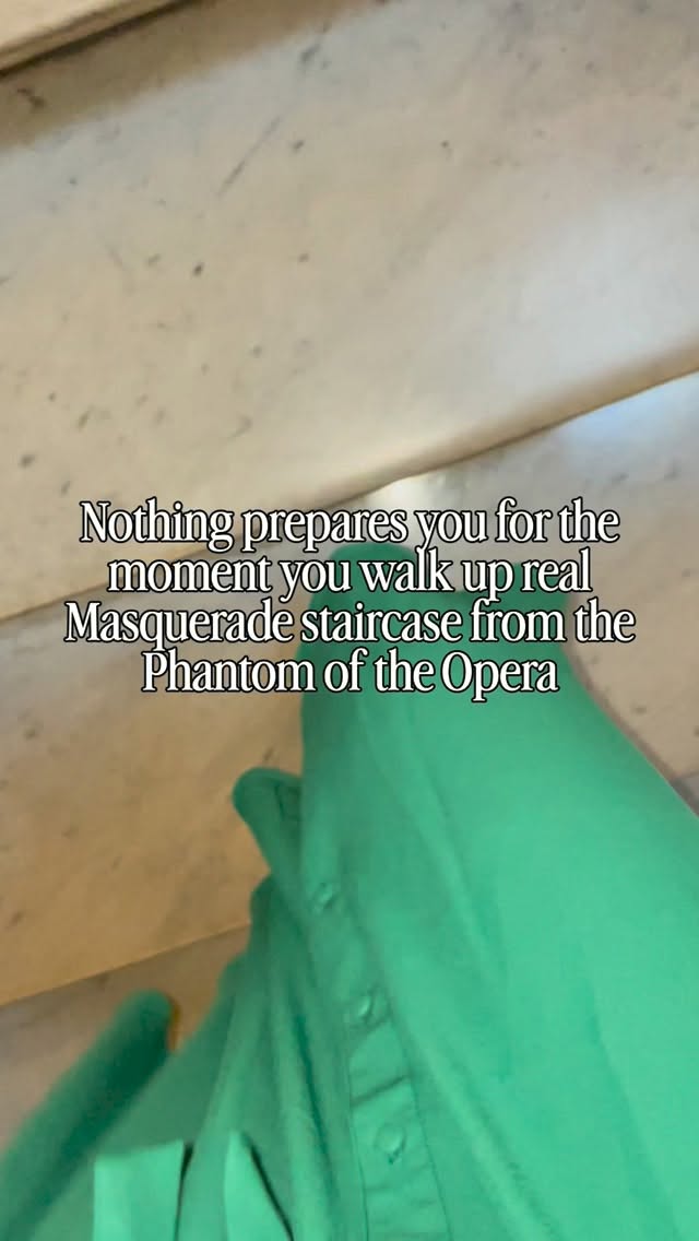 Palais Garnier's Grand Staircase Transporting Phantom Fans