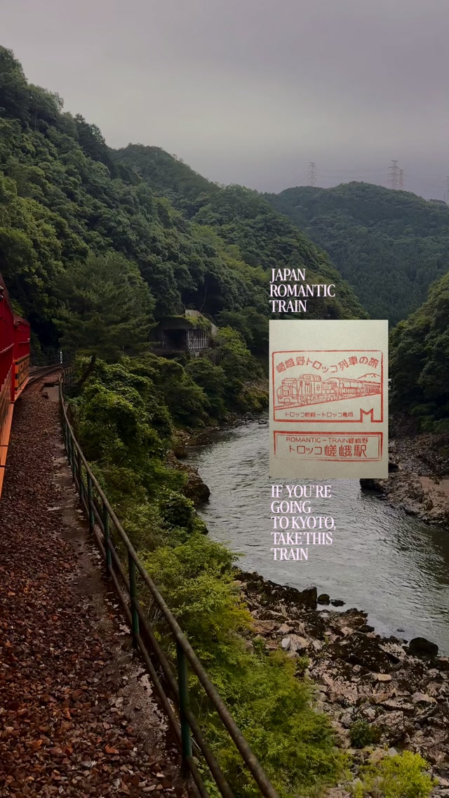 Scenic Kyoto River And Train Journeys