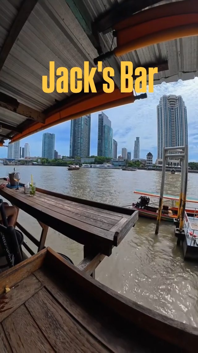 Bangkok Riverside Bar With Chao Phraya River Views