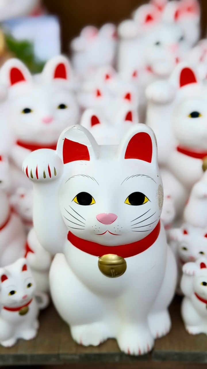 Gōtokuji Temple's Lucky Cats