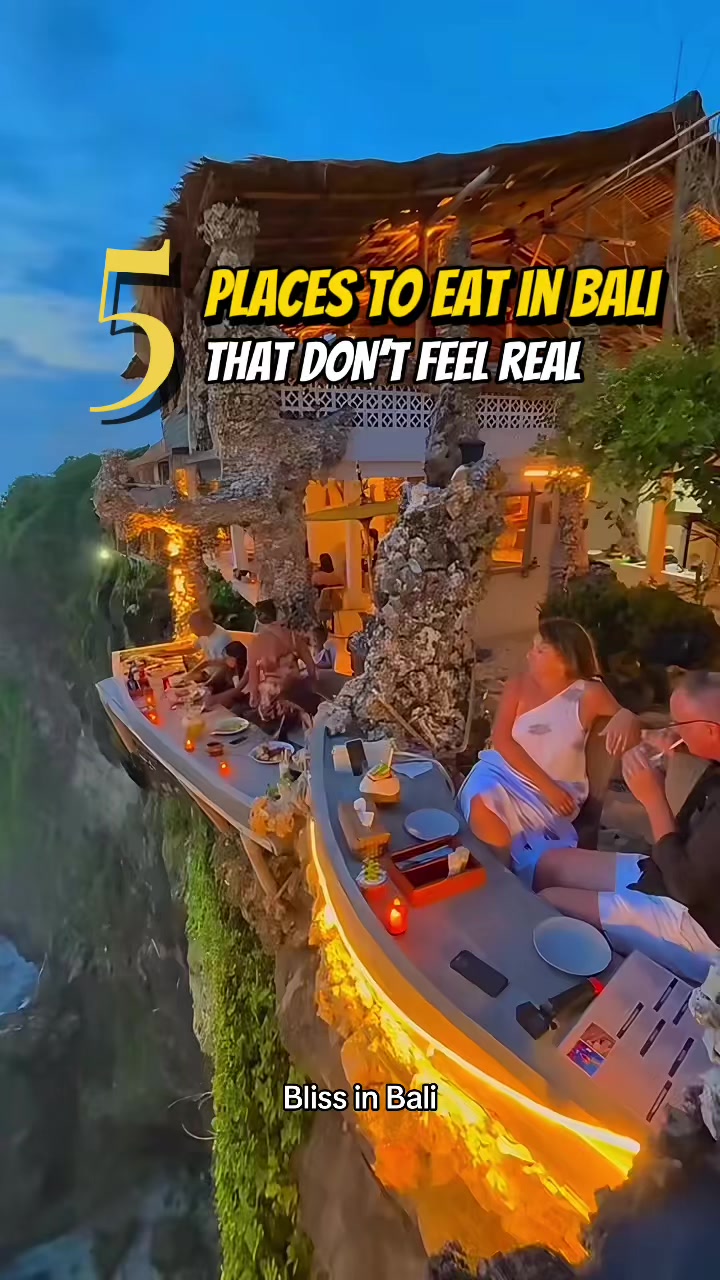 Bali Restaurants With Breathtaking Views
