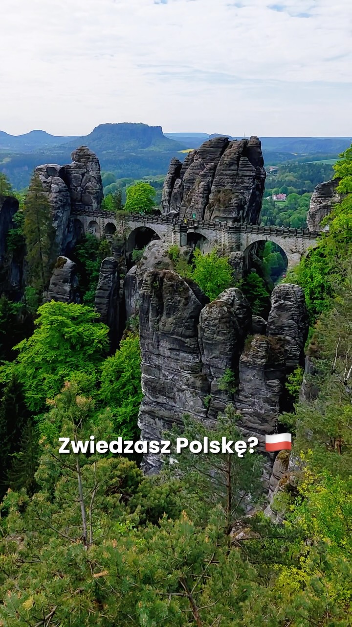 Majestic Bastei Rock Formation