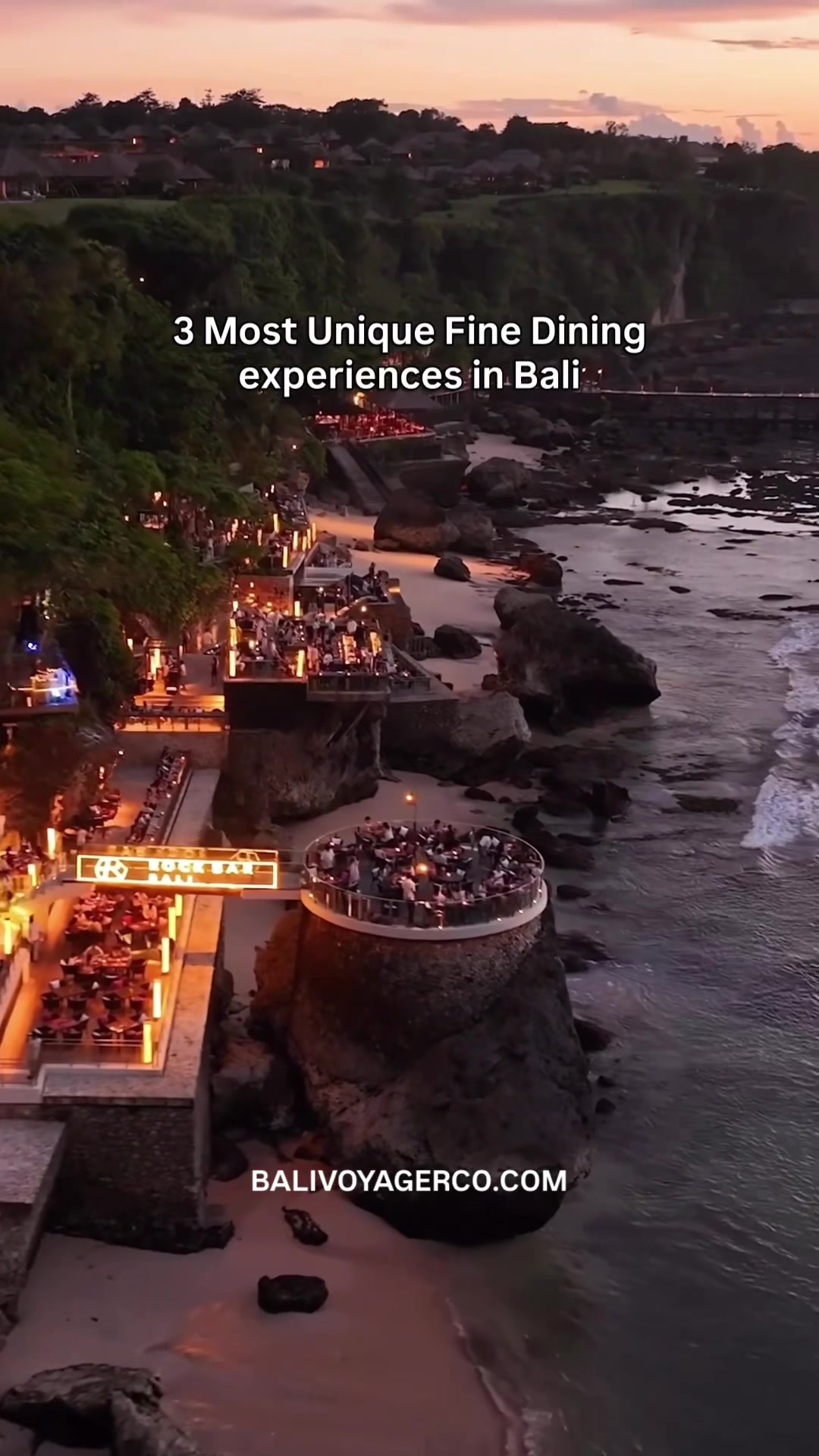 Unique Bali Dining Spots With Stunning Views