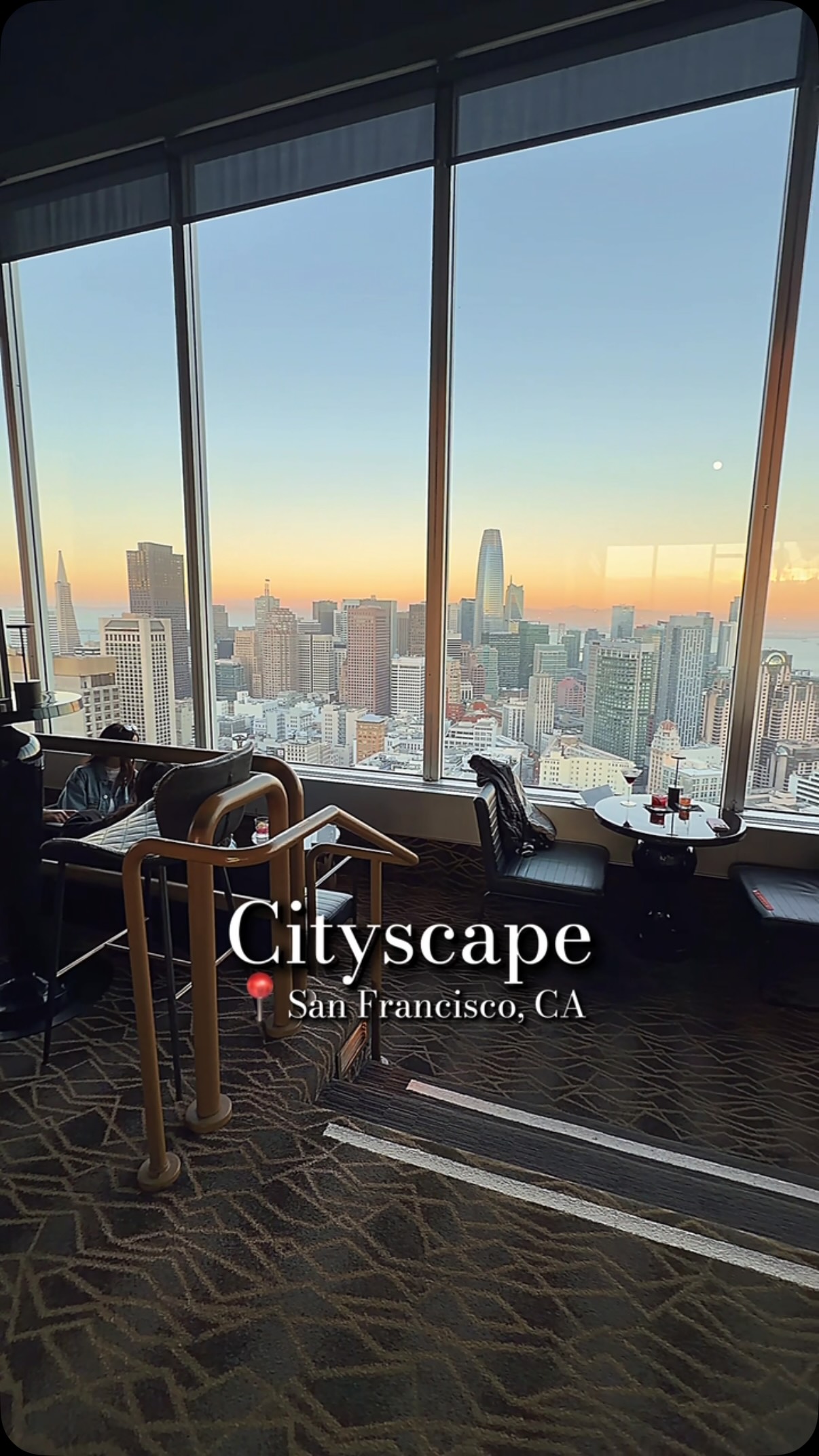 Romantic Date Night Views From Cityscape Sky Bar