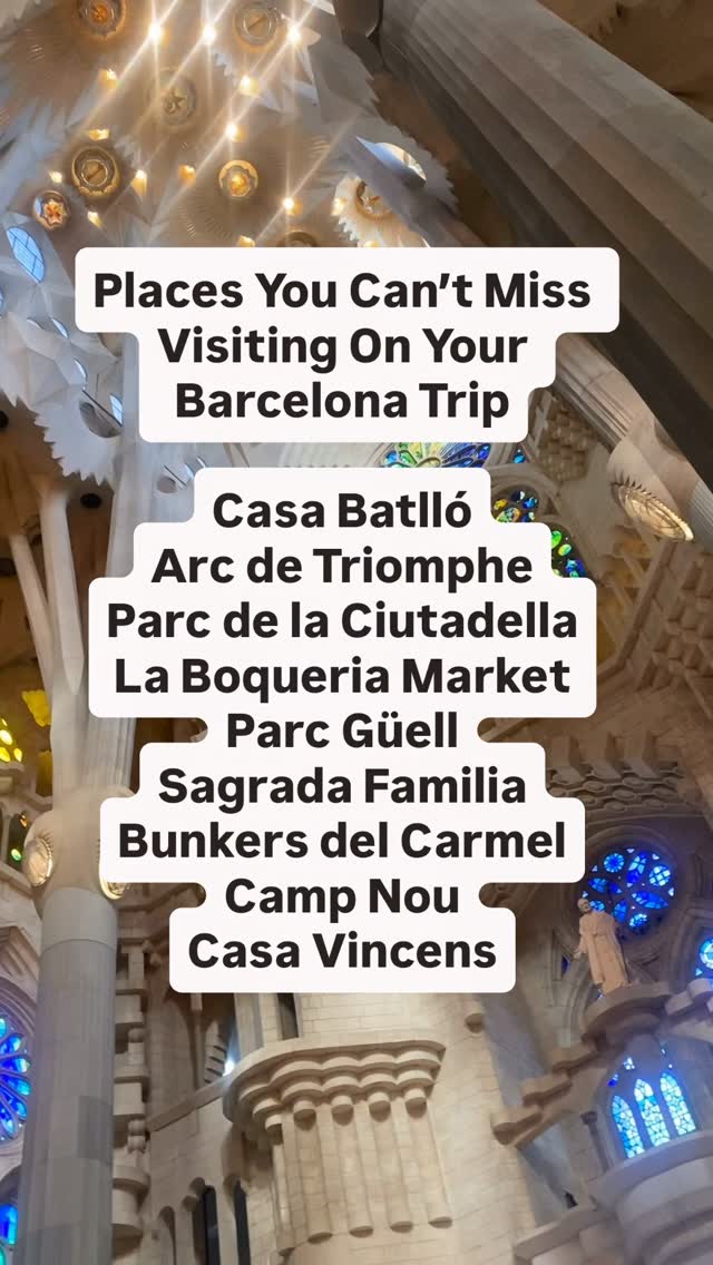 Barcelona's Architectural Wonders And Vibrant Spots