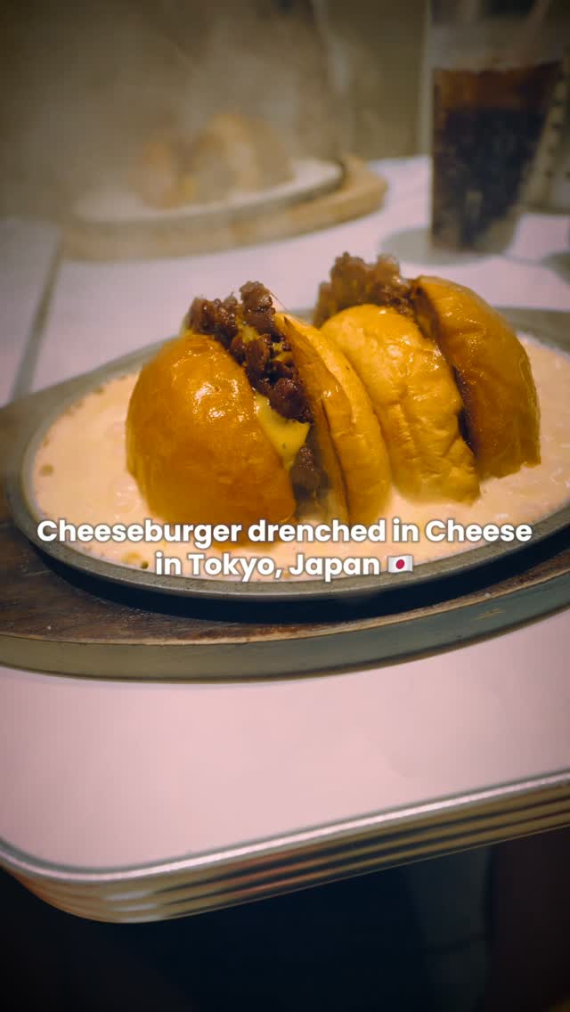 Tokyo's American Diner Andra Features Sizzling Cheeseburger