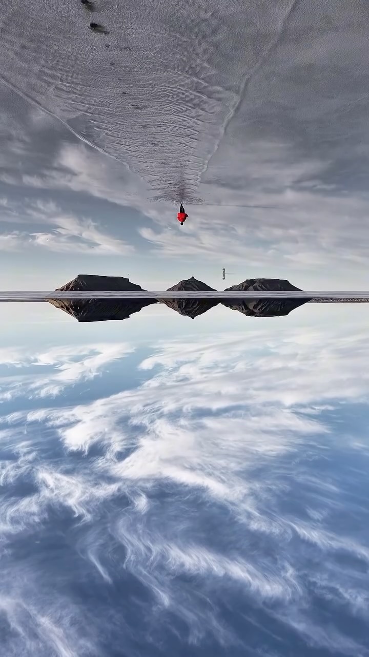 Mangystau's Salt Flats Offer Striking Sky Reflections
