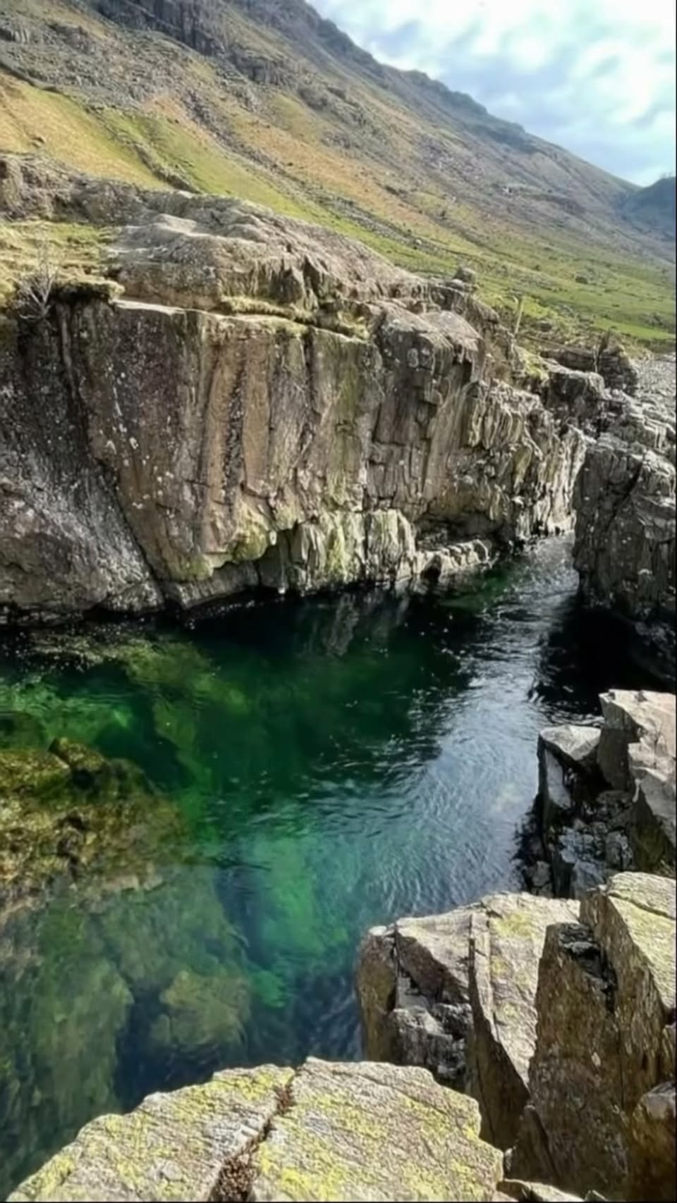 Wild Swimming in the Lake District's Black Moss Pot
