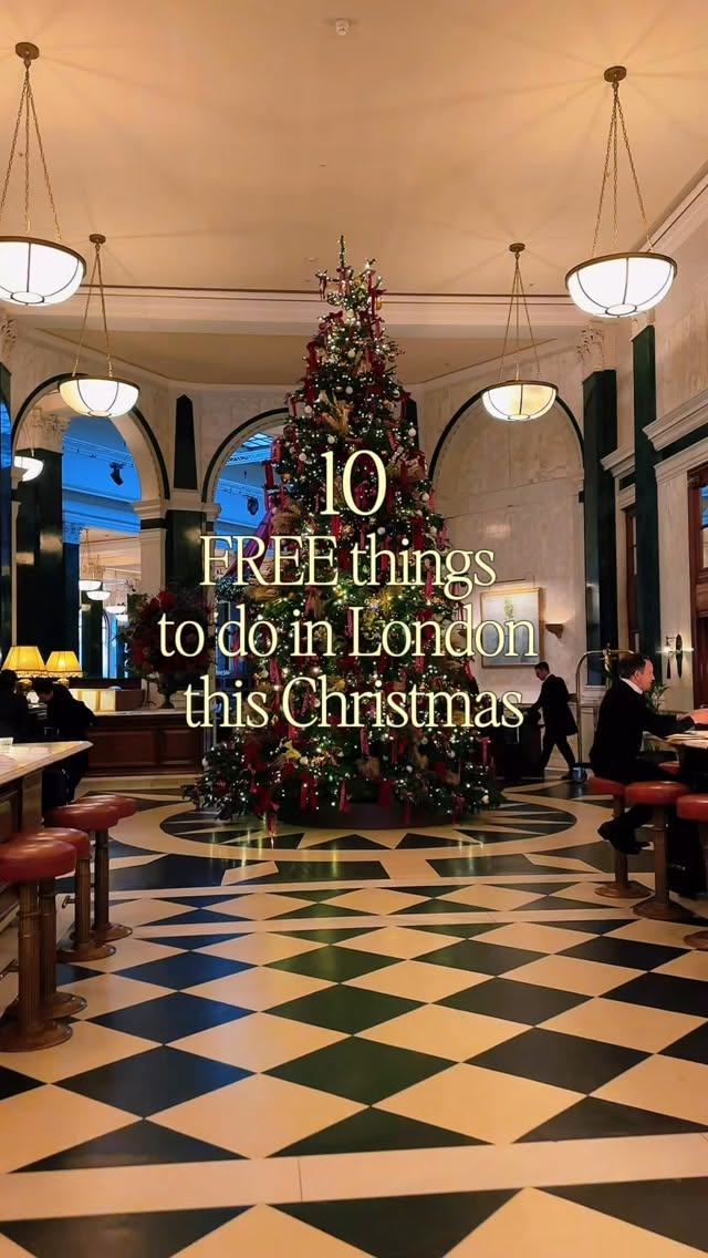 London Christmas Decorations and Festive Shopping