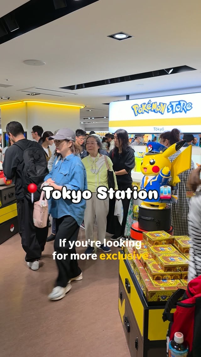 Tokyo Station Pokémon Center's Exclusive Merchandise