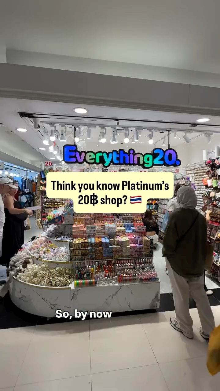 Bangkok Mall Features Affordable 20 Baht Shop