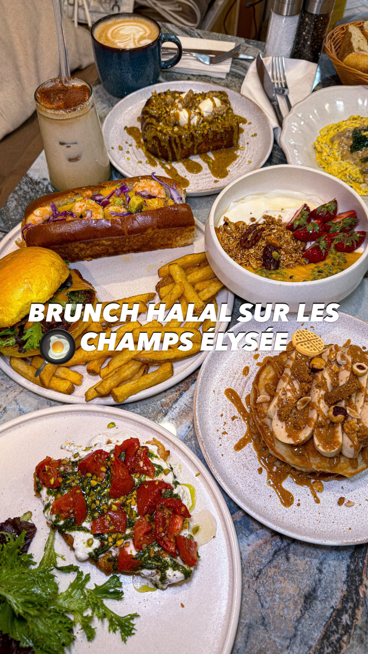 Halal Brunch Spot on the Champs-Élysées