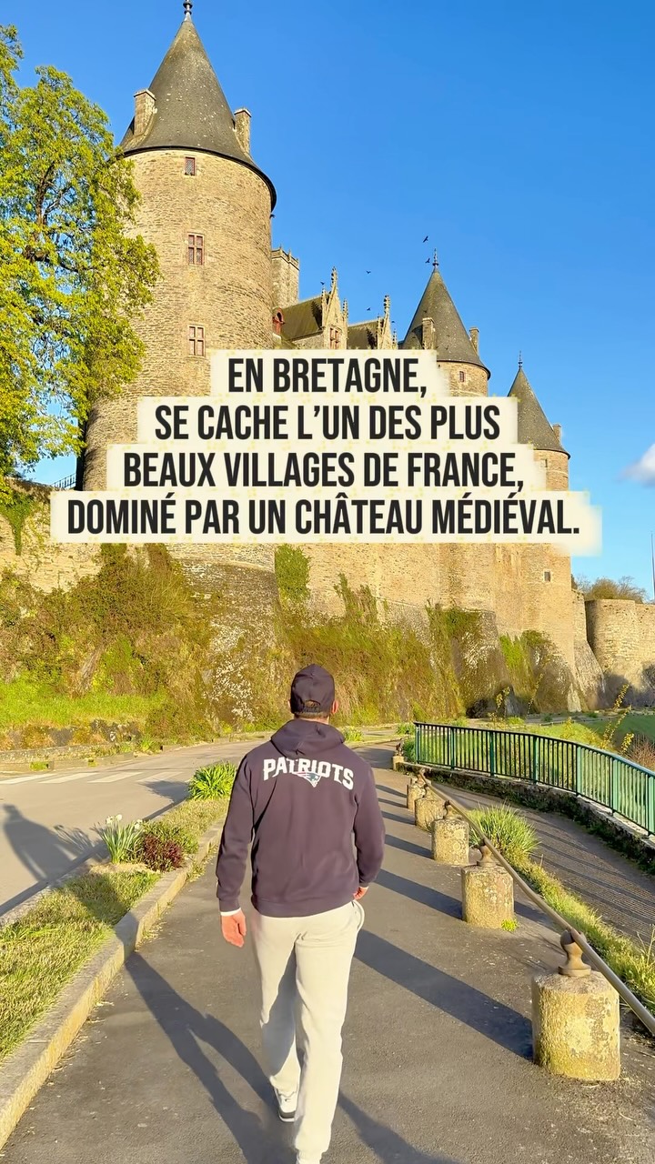 Medieval Town of Josselin in Brittany, France