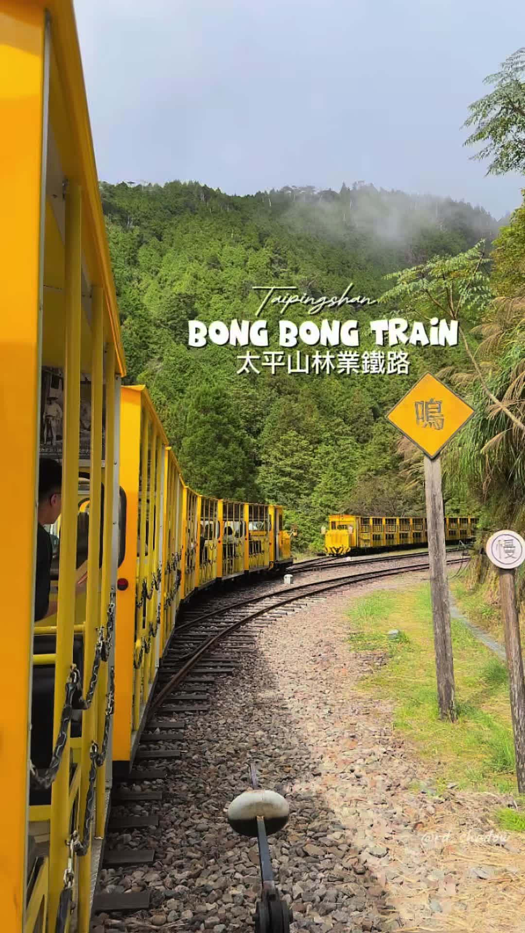 Taipingshan Forest Railway's Iconic Yellow Train